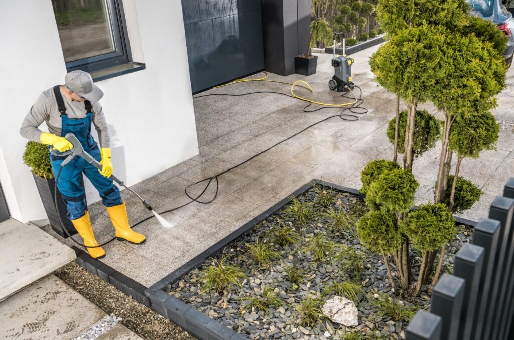 concrete cleaning services - spring hill - tampa - clearwarter - saint petersburg - fl